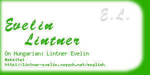 evelin lintner business card